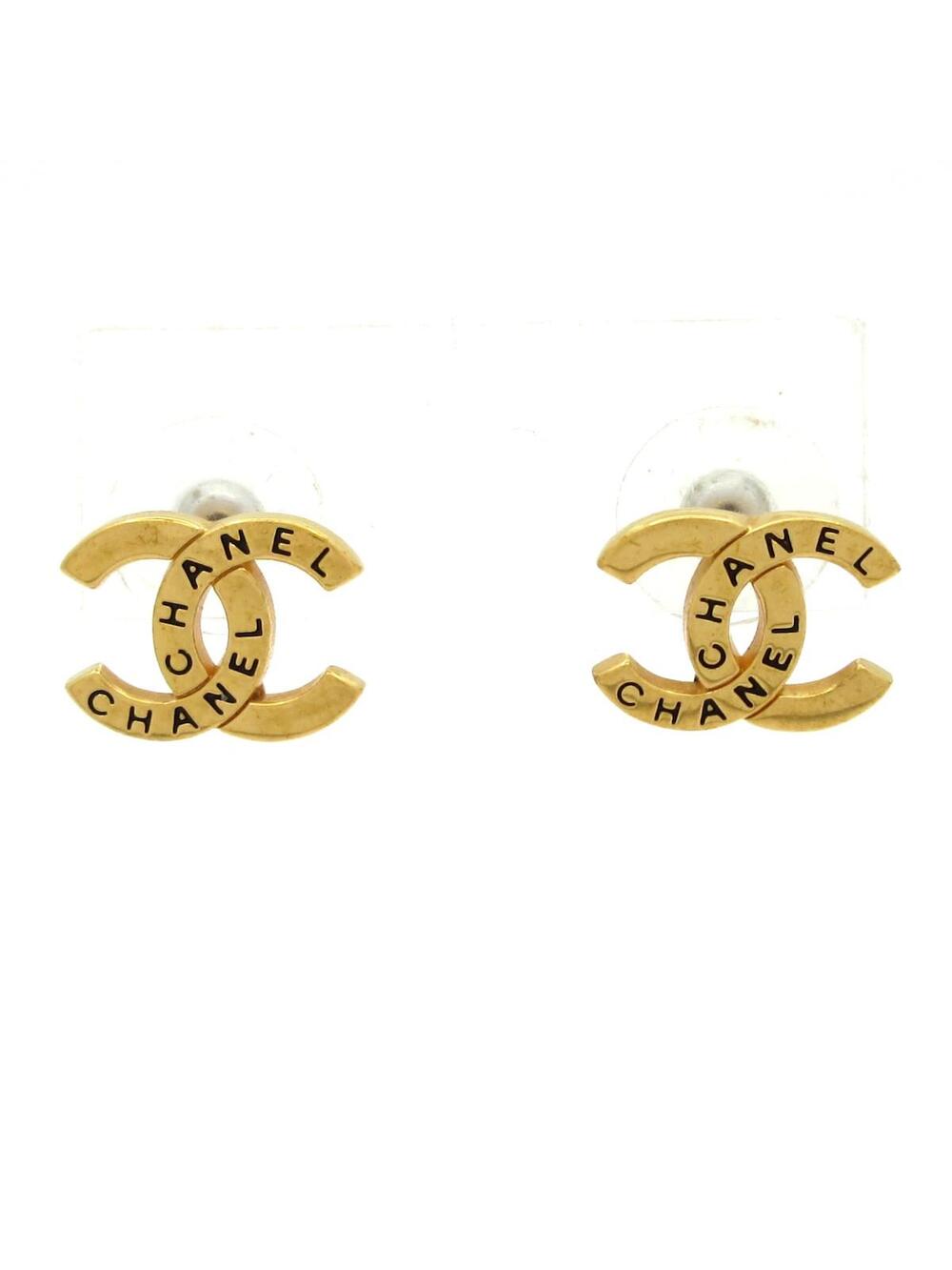 Chanel Gold Hardware Earrings #319804C84B